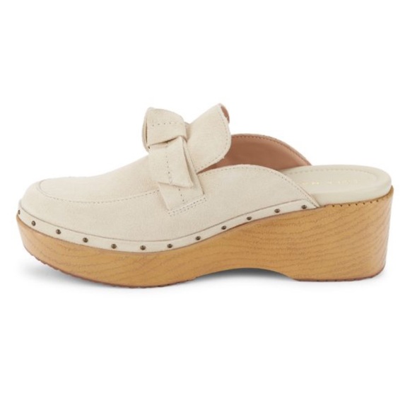 New nwot Cole Haan All Day Bow Suede Clog - Picture 3 of 12